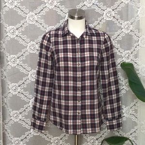 J.Crew Women's Button Up Long Sleeve Shirt Size 0